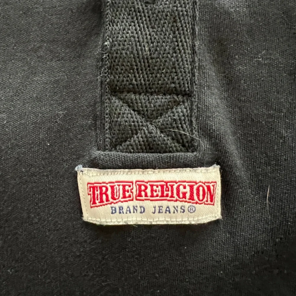 True Religion  Men's T Shirt  Size XL Black Burnout
